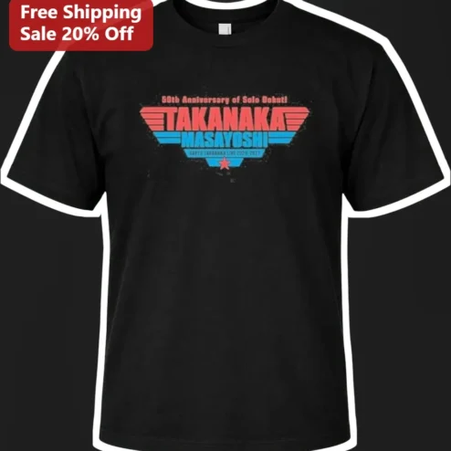 Takanaka Masayoshi 50th Anniversary Solo Debut Super Takanaka Live 2026-2027 Tee