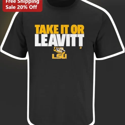 Take It Or Leavitt Karoline Leavitt Pun Graphic Tee