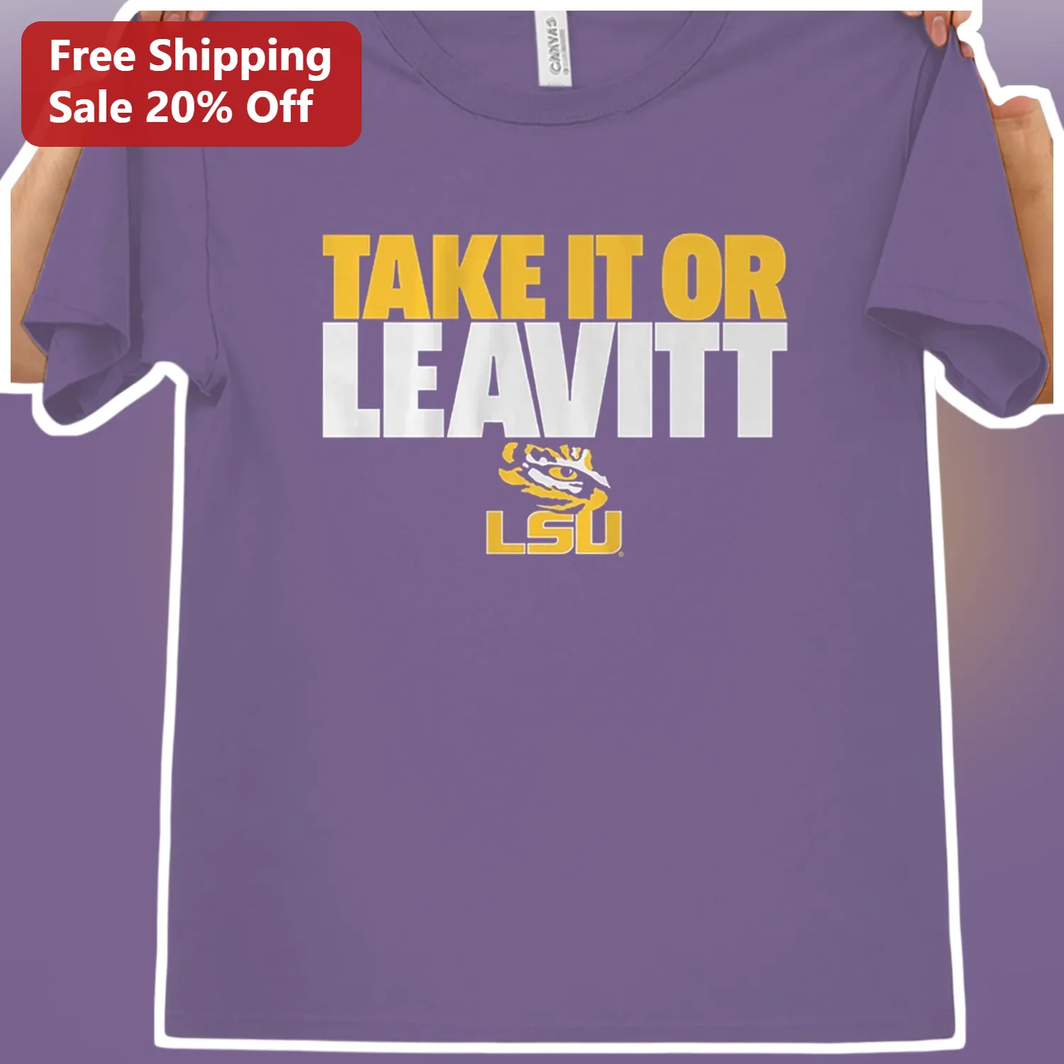 Take It Or Leavitt Tee Funny Surname Pun Graphic T-Shirt Gift For Men Women