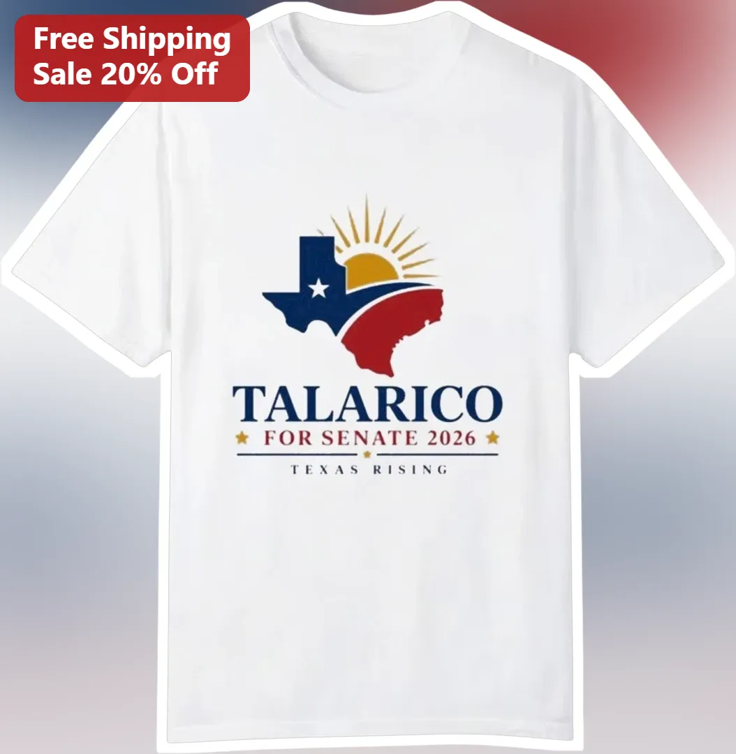 Talarico For Senate 2026 Texas Rising Graphic Tee