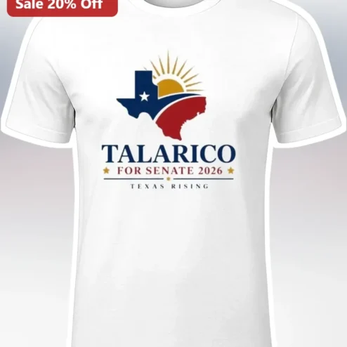Talarico For Senate 2026 Texas Rising Tee