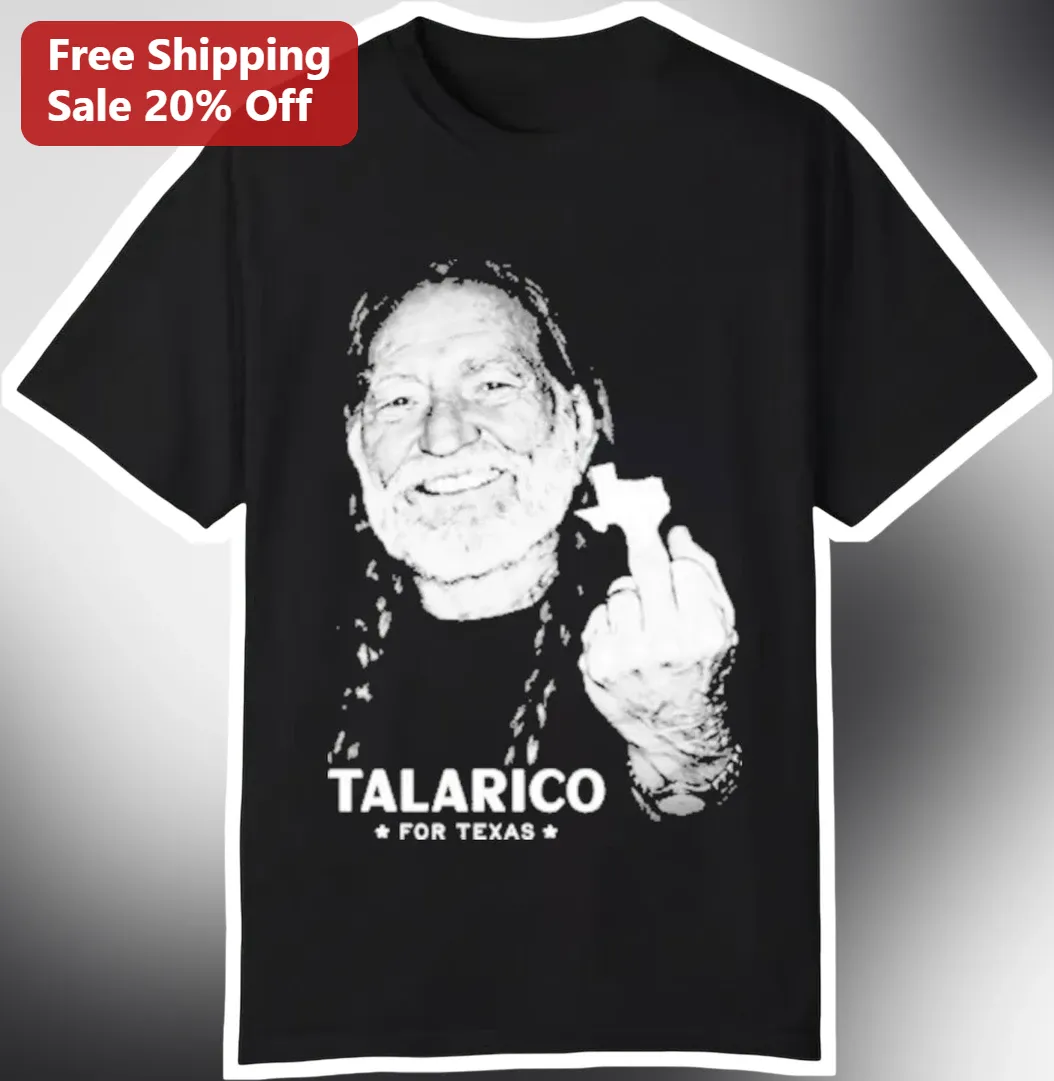 Talarico For Texas Willie Nelson Parody Graphic Tee