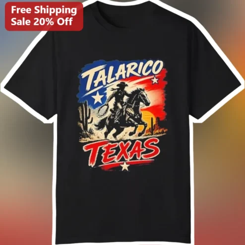 Talarico Texas Vintage Western Cowboy Graphic Tee