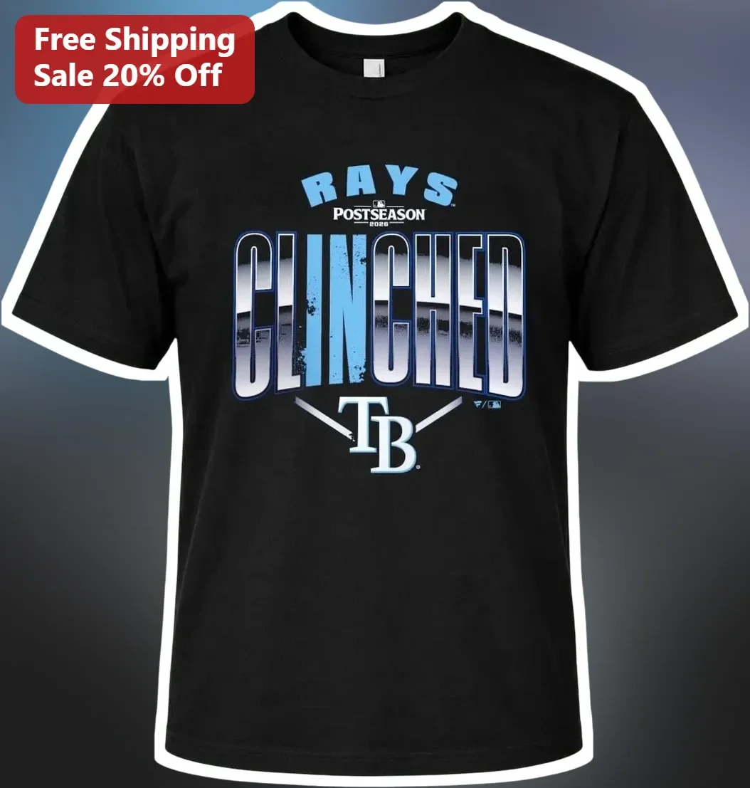 Tampa Bay Rays 2026 Postseason Clinched Locker Room Tee