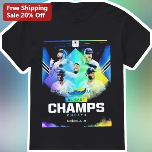 Tampa Bay Rays AL East Champs Tee Baseball Division Winners Shirt