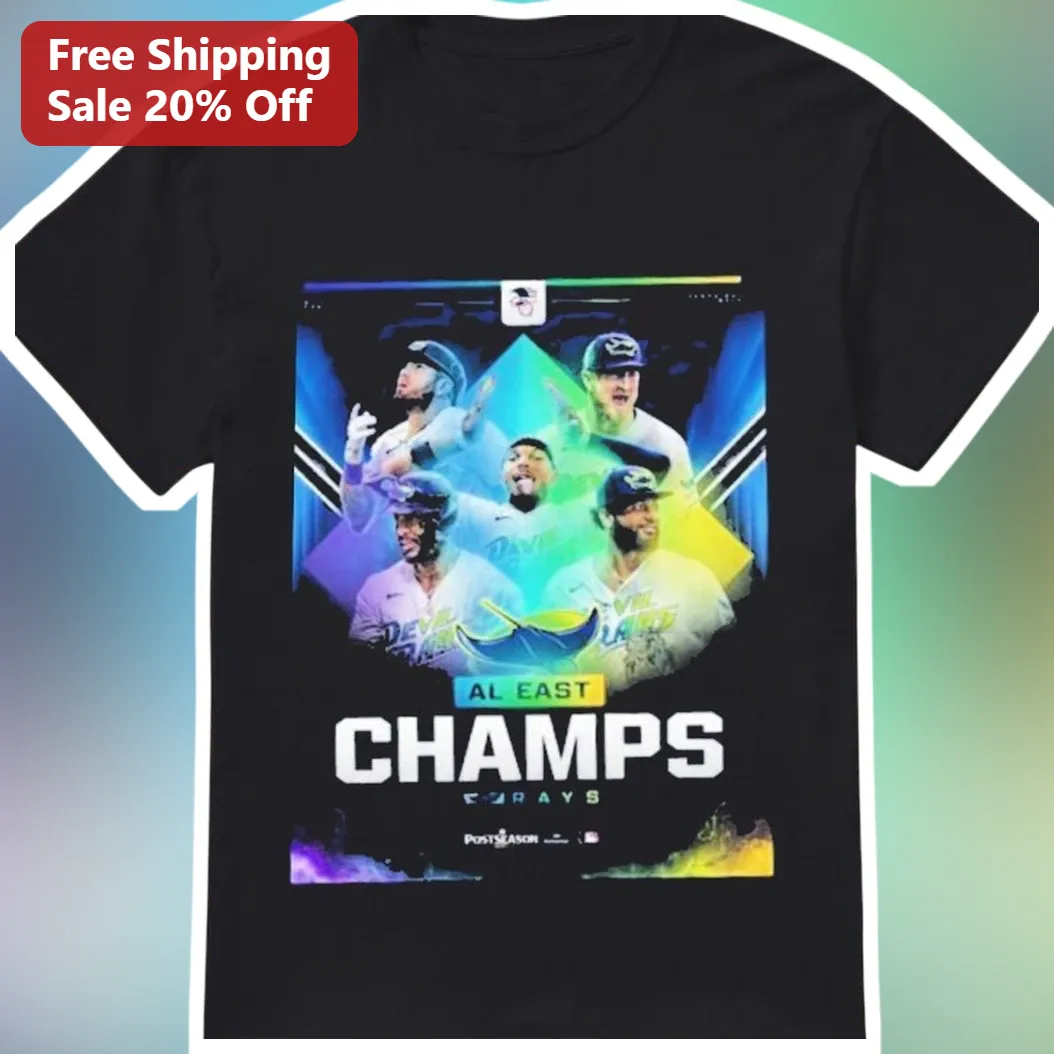 Tampa Bay Rays AL East Champs Tee Baseball Division Winners Shirt