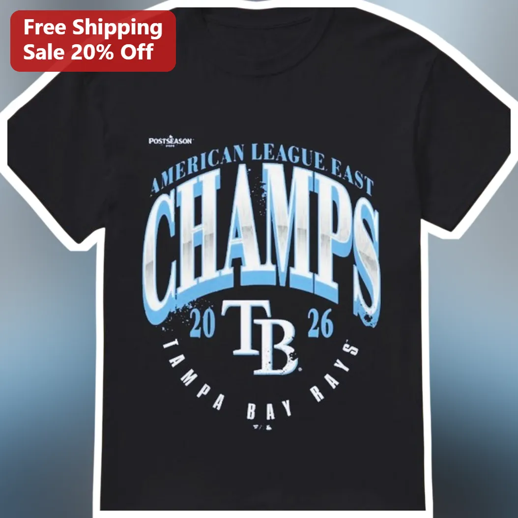 Tampa Bay Rays American League East Champs Postseason Tee