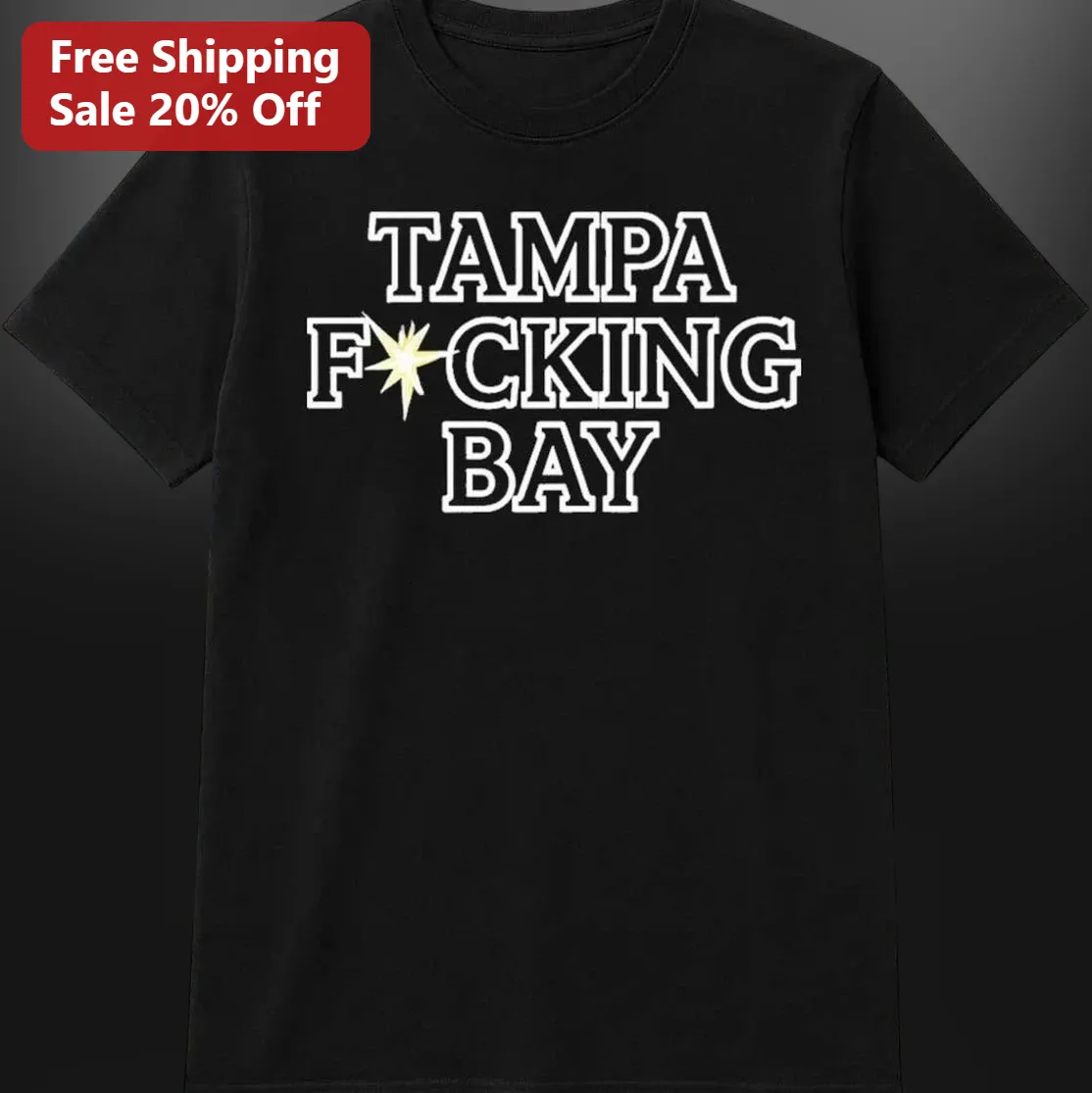 Tampa F*cking Bay Tee, Bold Tampa Bay Hockey Fan Shirt Gift for Lightning Fans