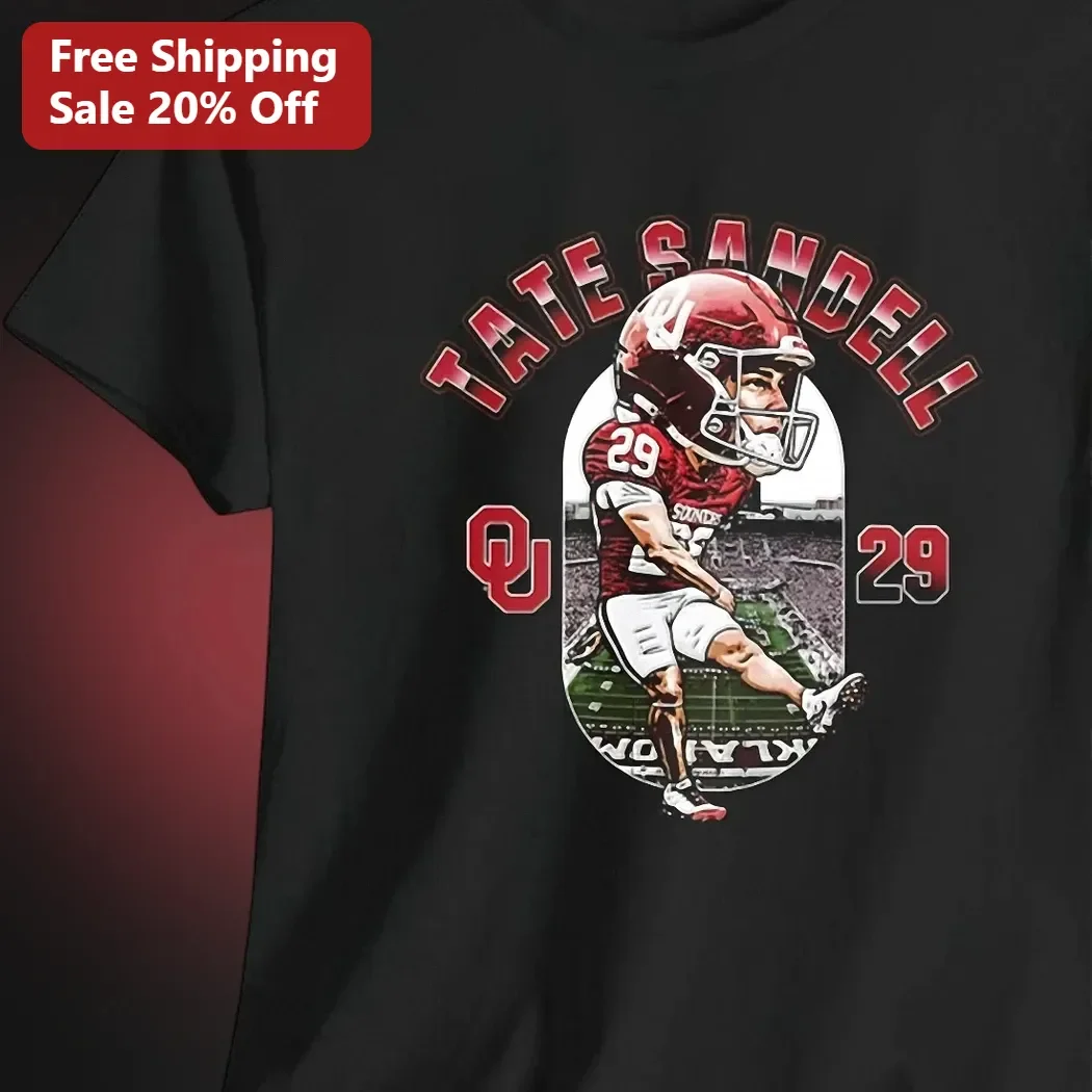 Tate Sandell Oklahoma Sooners Football Player Graphic Tee