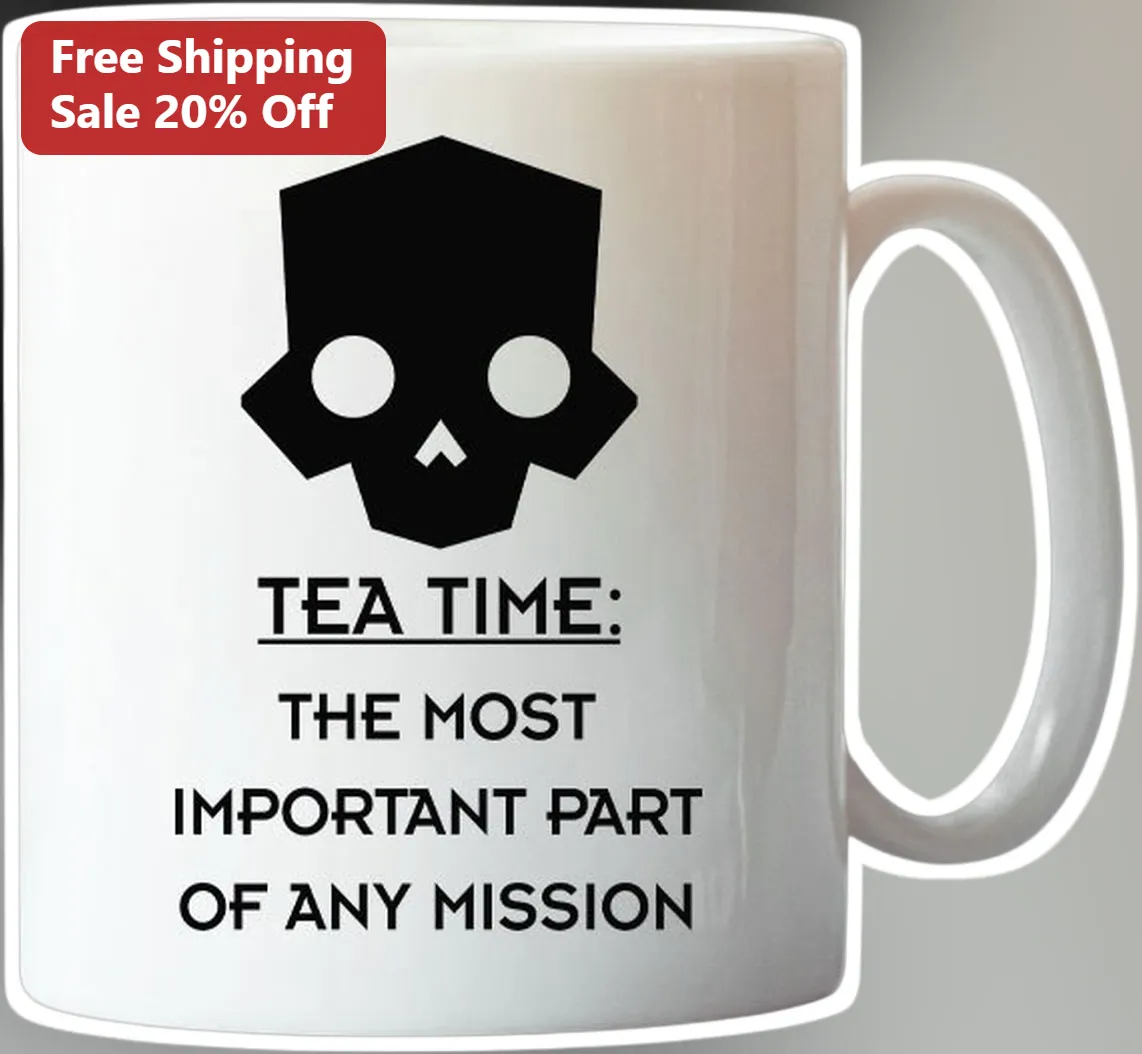 Tea Time The Most Important Part Of Any Mission Mug Funny Gamer Military Humor Gift