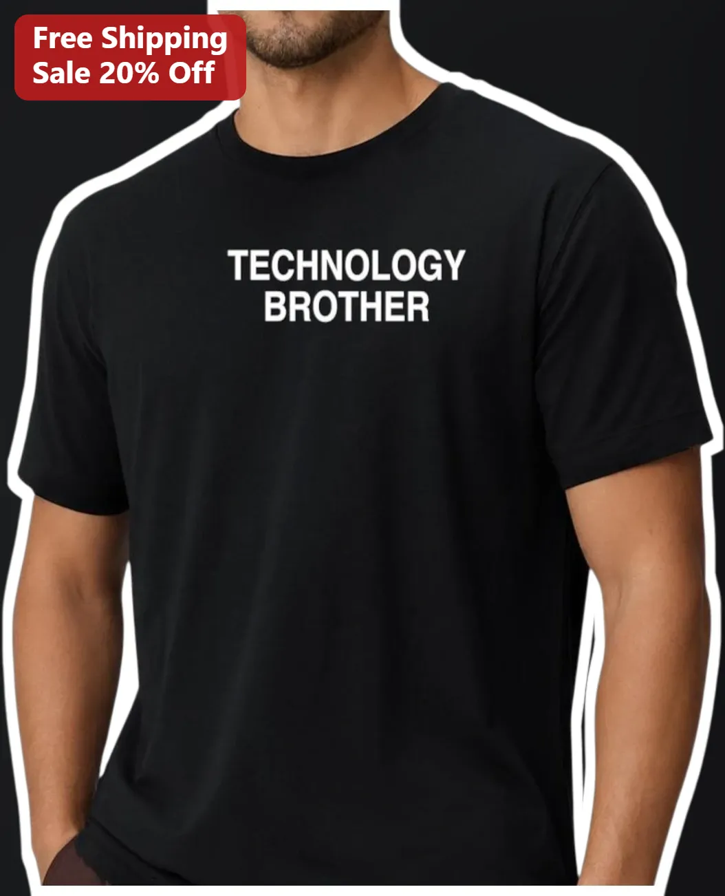 Technology Brother Tee Funny Tech Bro Programmer Gift for Men Women