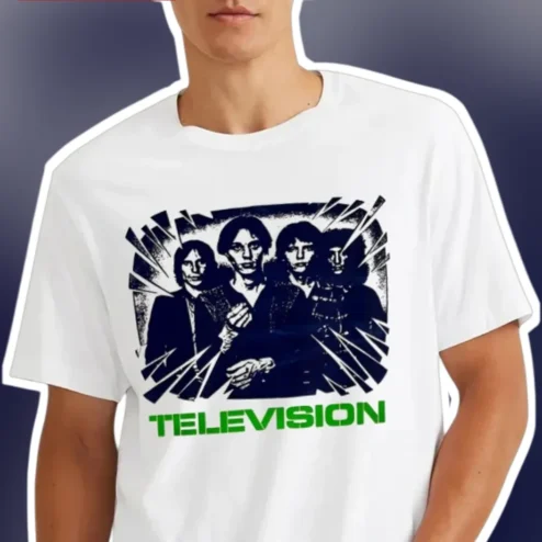 Television Band Vintage Rock Graphic Tee for Men and Women