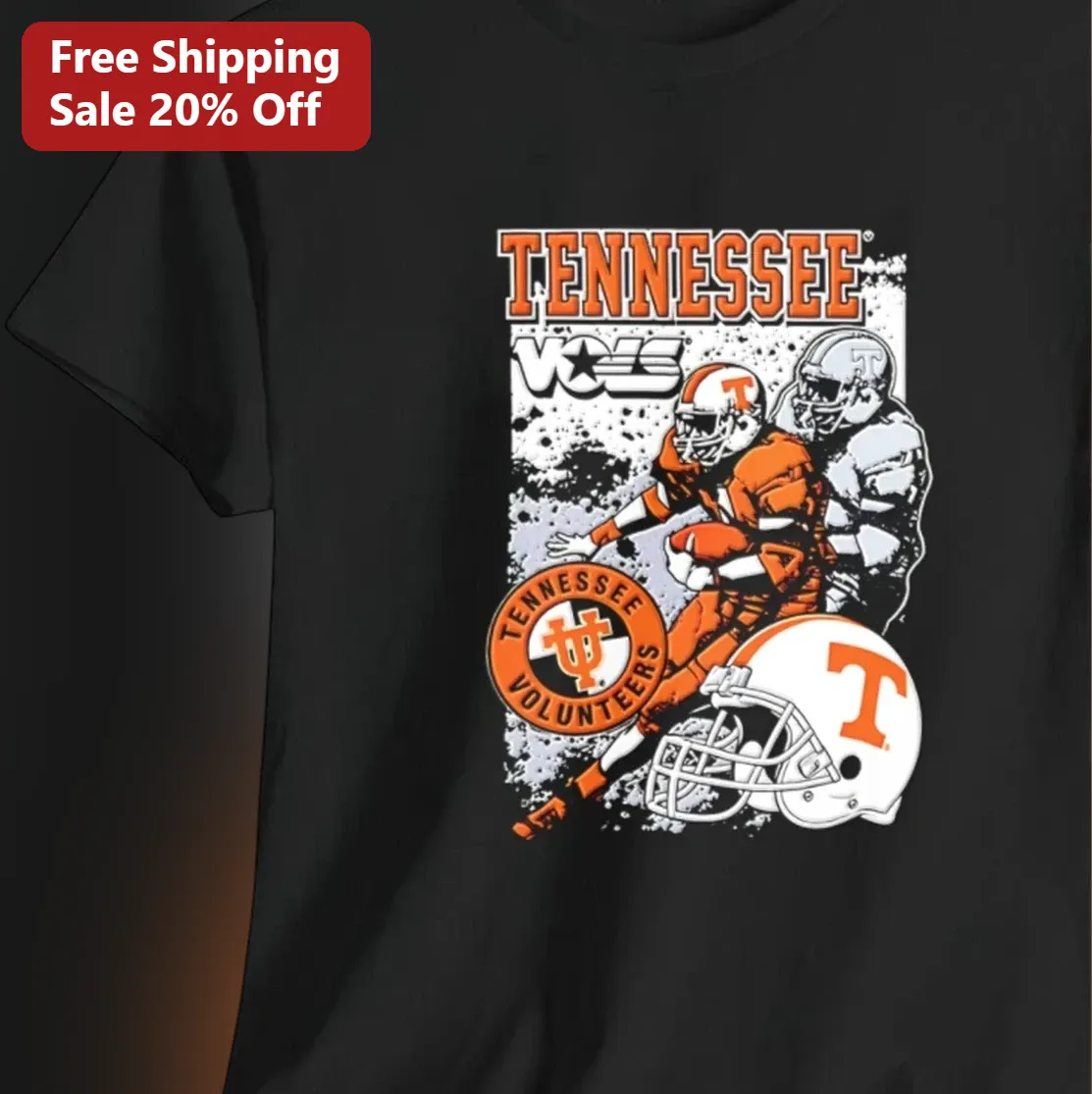 Tennessee Vols Football Graphic Tee, Vintage College Gameday Shirt, Tennessee Volunteers Gift for Men Women Fans