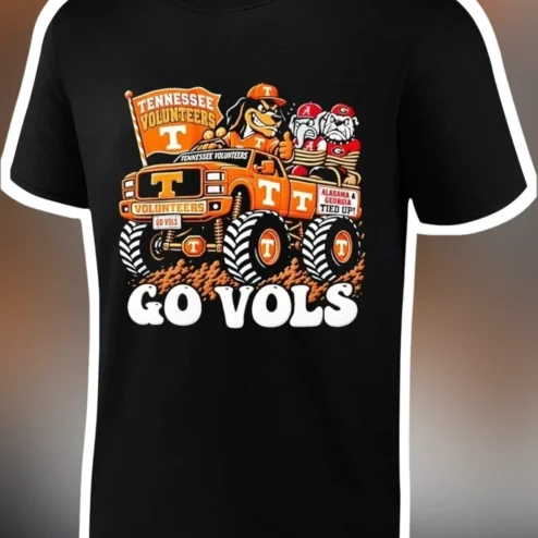 Tennessee Volunteers Go Vols Smokey Monster Truck Graphic Tee