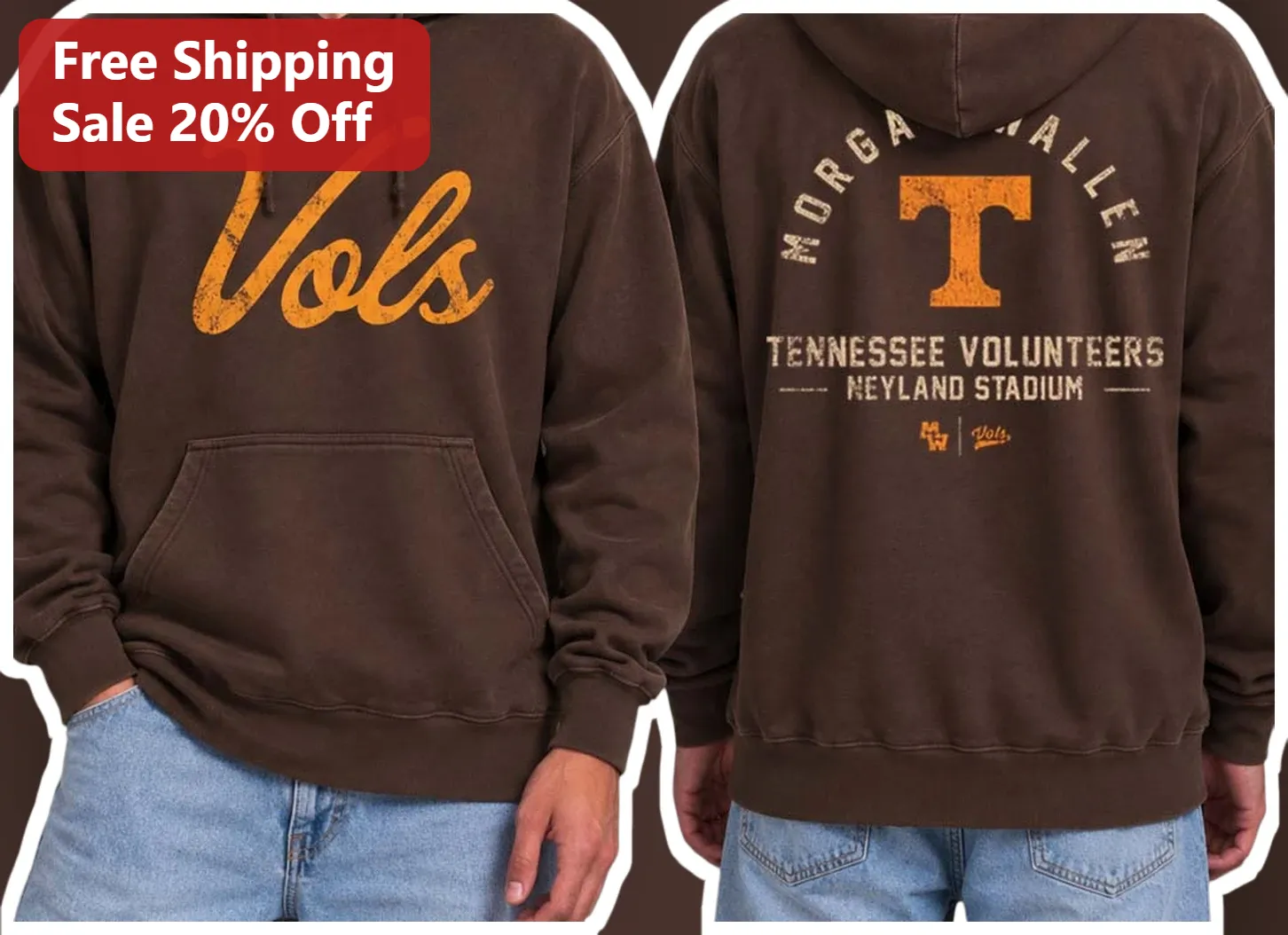 Tennessee Volunteers Neyland Stadium Vols Hoodie