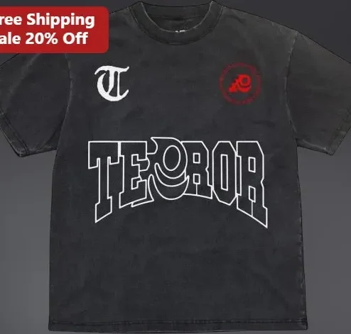 TEOROR Tee Vintage Acid Wash Streetwear Graphic T-Shirt for Men Women
