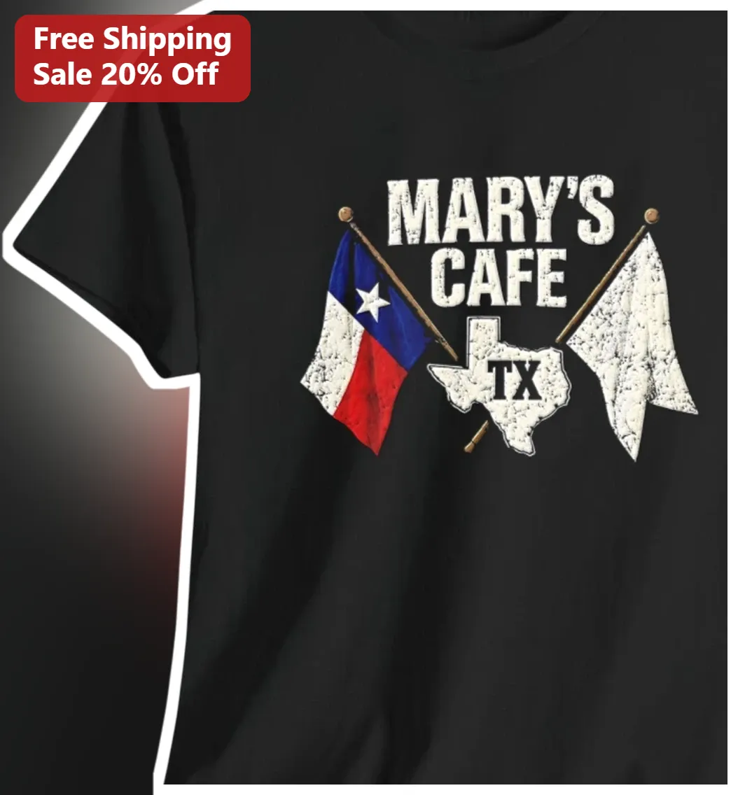 Texas Flag Bandana Cafe Tee Lone Star Pride Western Style Graphic Shirt for Bikers Texans