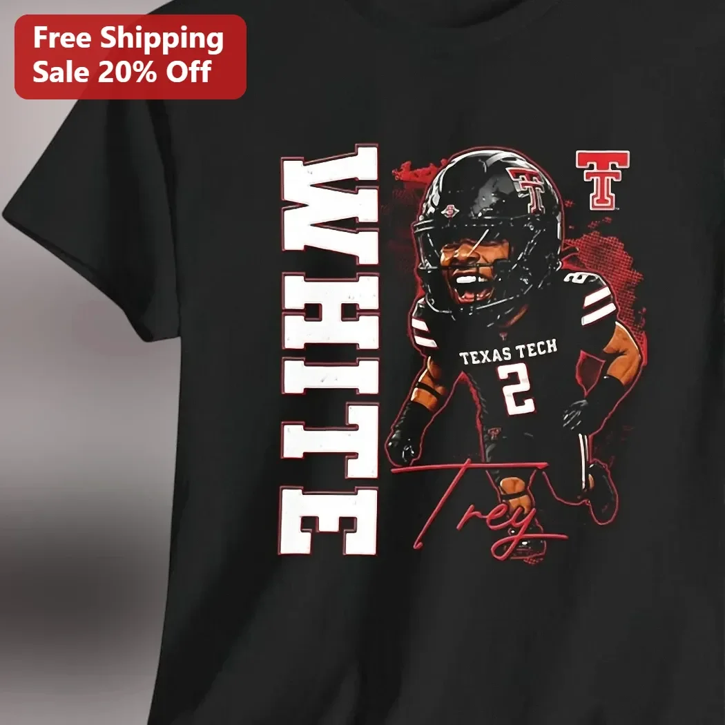 Texas Tech Red Raiders Football Player Custom Name Signature Tee