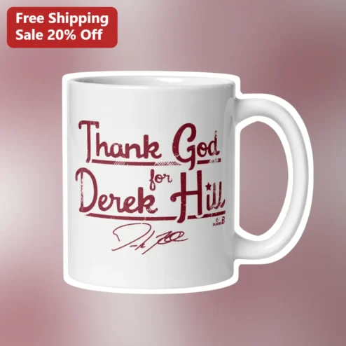 Thank God for Derek Hill Mug Christian Gratitude Coffee Cup Faith Based Gift