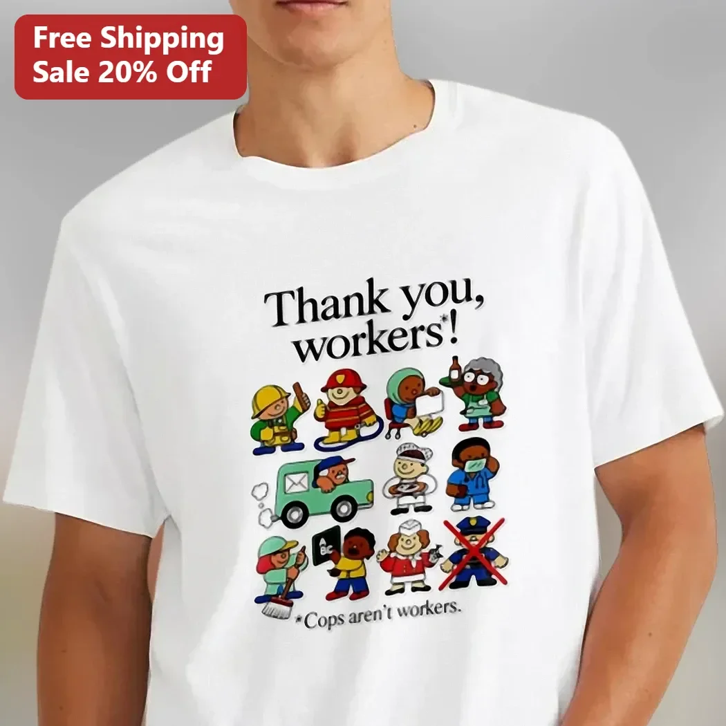 Thank You Workers Essential Worker Appreciation Graphic Tee