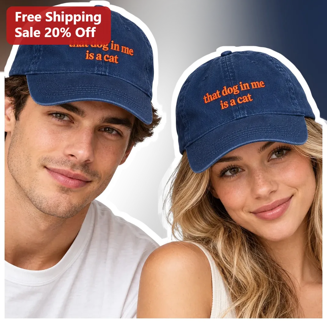 That Dog In Me Is A Cat Cap Funny Meme Baseball Hat For Cat Lovers