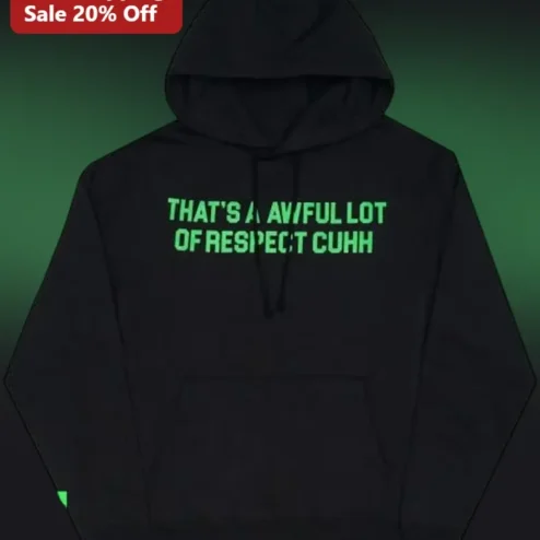 That'S A Wiful Lot Of Respect Cuhh Hoodie Funny UK Drill Streetwear Gift