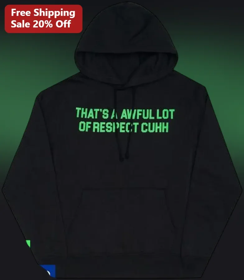 That'S A Wiful Lot Of Respect Cuhh Hoodie Funny UK Drill Streetwear Gift