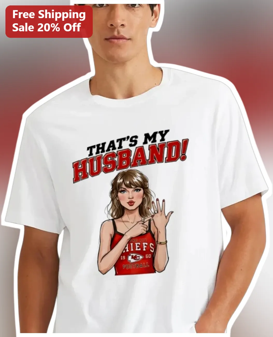 That's My Husband Taylor Swift Travis Kelce Graphic Tee