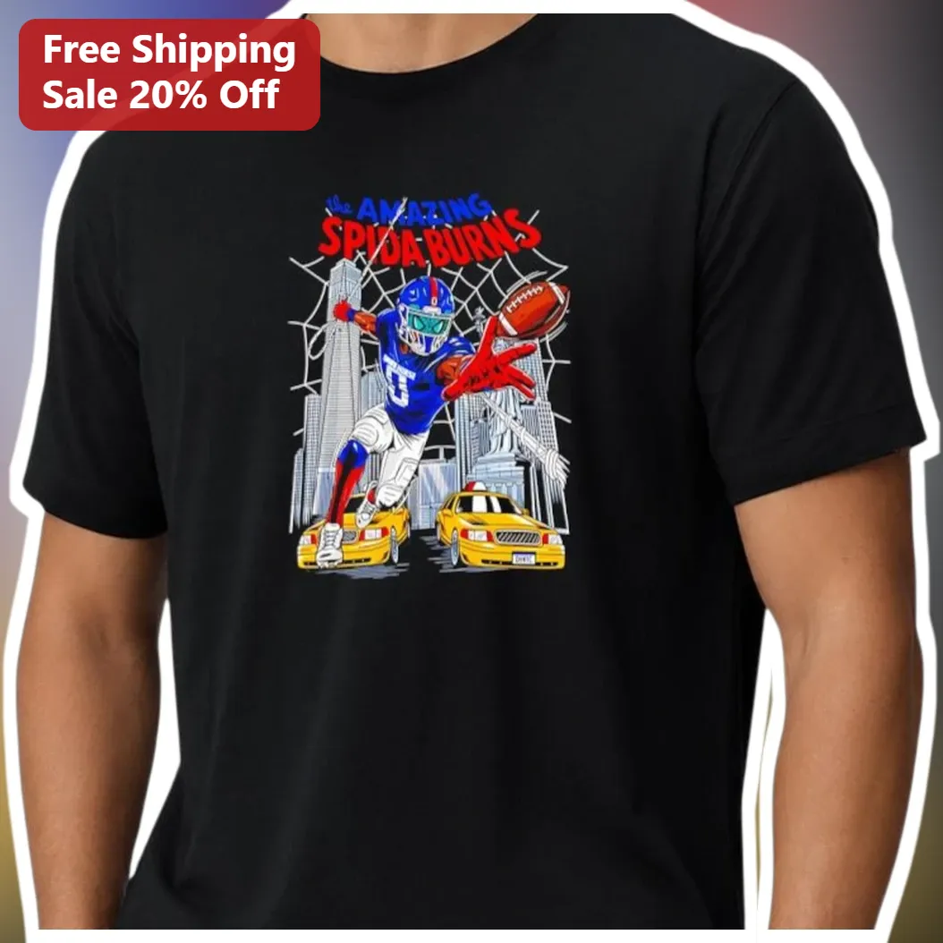 The Amazing Spida Burns Tee Saquon Barkley NY Giants Football Fan Gift