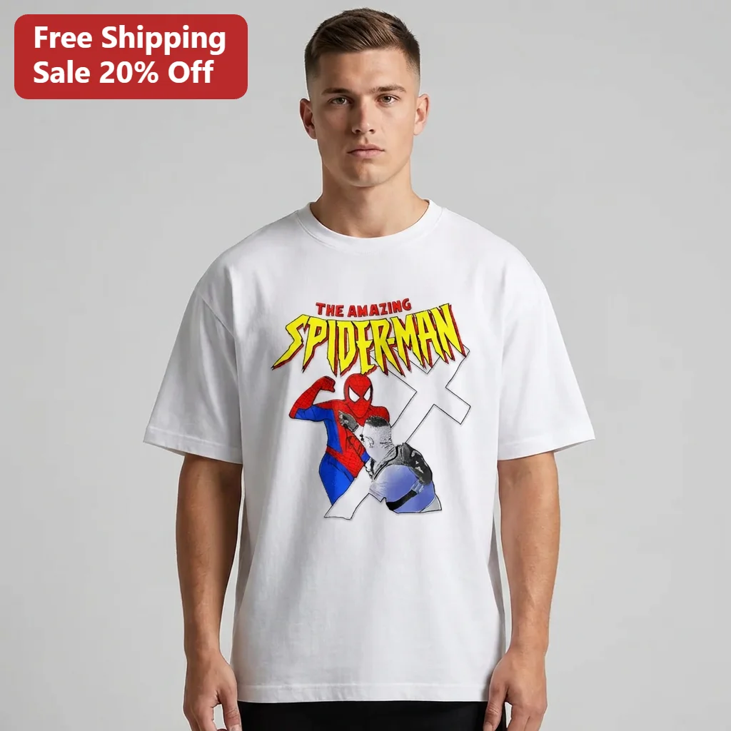 The Amazing Spiderman Tee Retro Marvel Spider-Man Comic Shirt Gift for Men Women Kids Fans