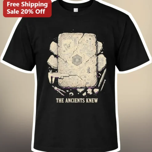 The Ancients Knew Circuitry Stone Tablet Ancient Technology Archaeology Tee