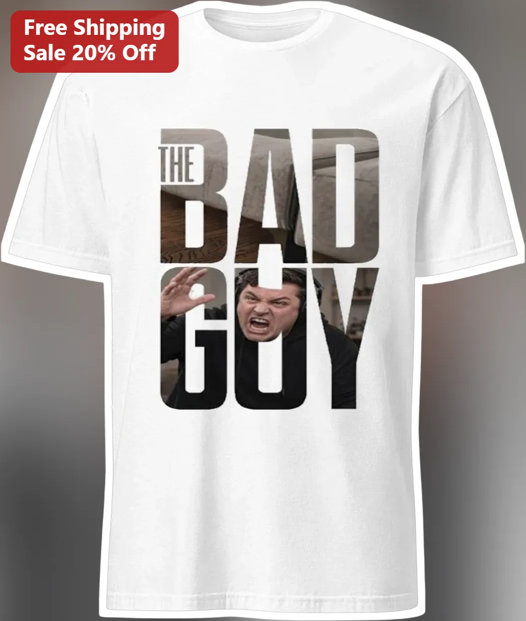 The Bad Guy Asmongold Meme Tee