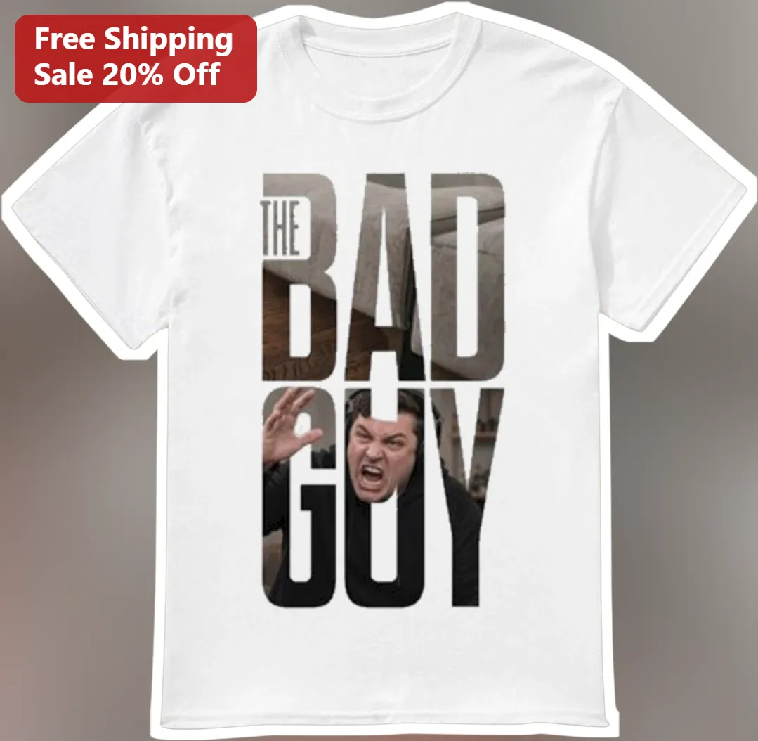 The Bad Guy Graphic Tee Bold Typography Pop Culture Music Fan Shirt
