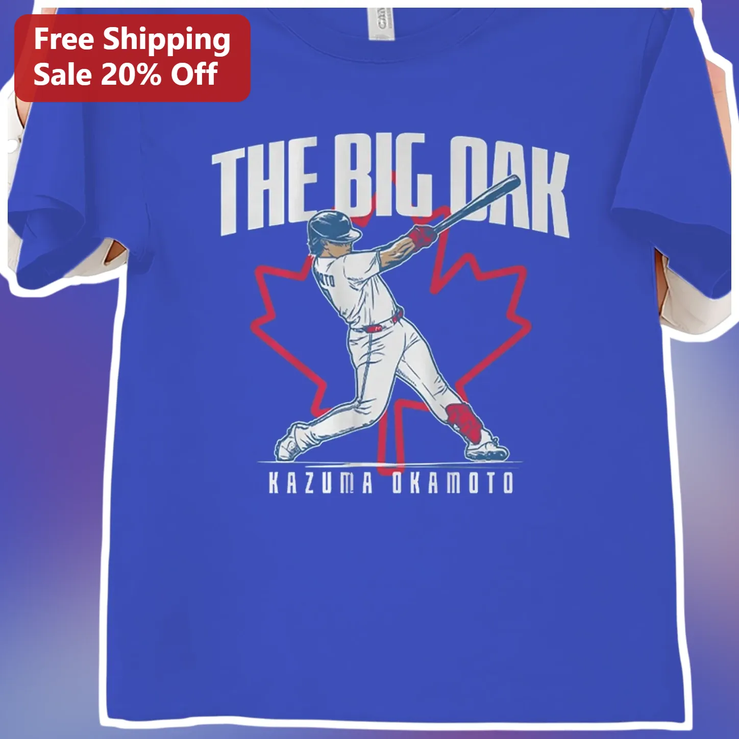 The Big Dak Kazuma Okamoto Toronto Blue Jays Graphic Tee