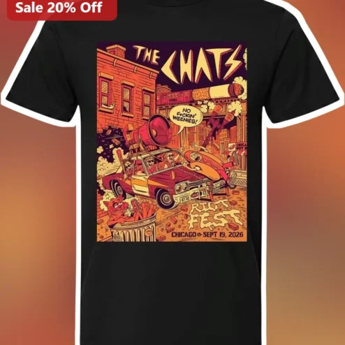 The Chats Riot Fest Tee Graphic T-Shirt for Men Women Festival Merch