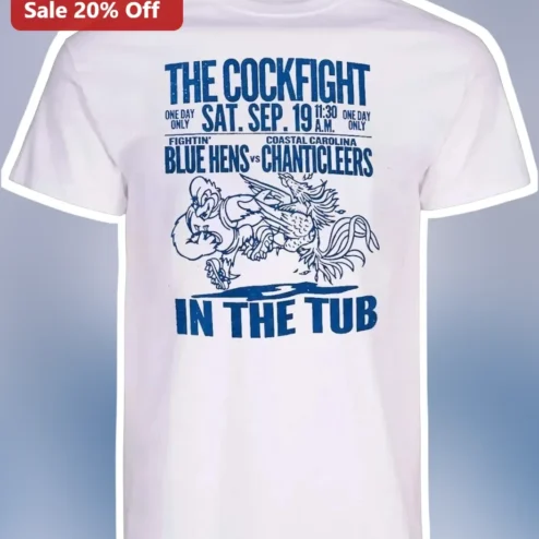 The Cockfight in the Tub Tee Dazed and Confused Vintage Boxing Graphic Shirt