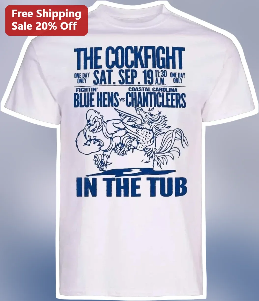 The Cockfight in the Tub Vintage Rooster Boxing Graphic Tee