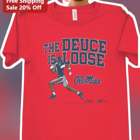 The Deuce Is Loose Ole Miss Tee Eli Manning Football Fan Gear