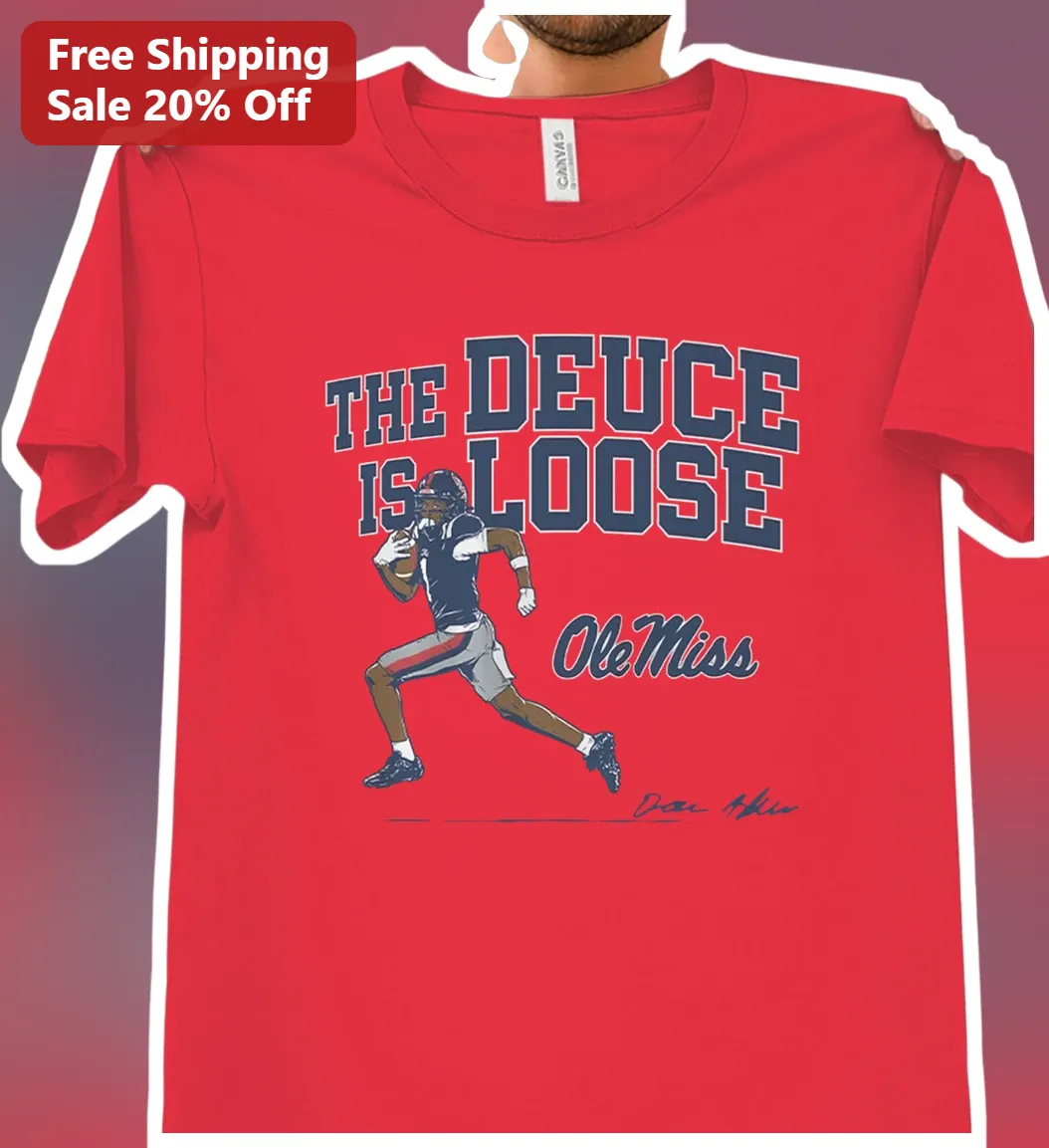 The Deuce Is Loose Ole Miss Tee Eli Manning Football Fan Gear