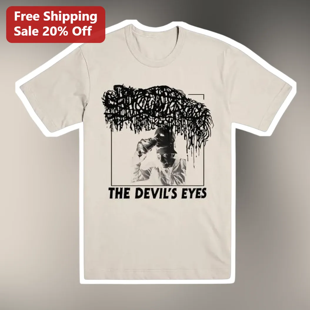 The Devil's Eyes Tee Dark Art Graphic Shirt Grunge Streetwear Alternative Heavy Metal Top
