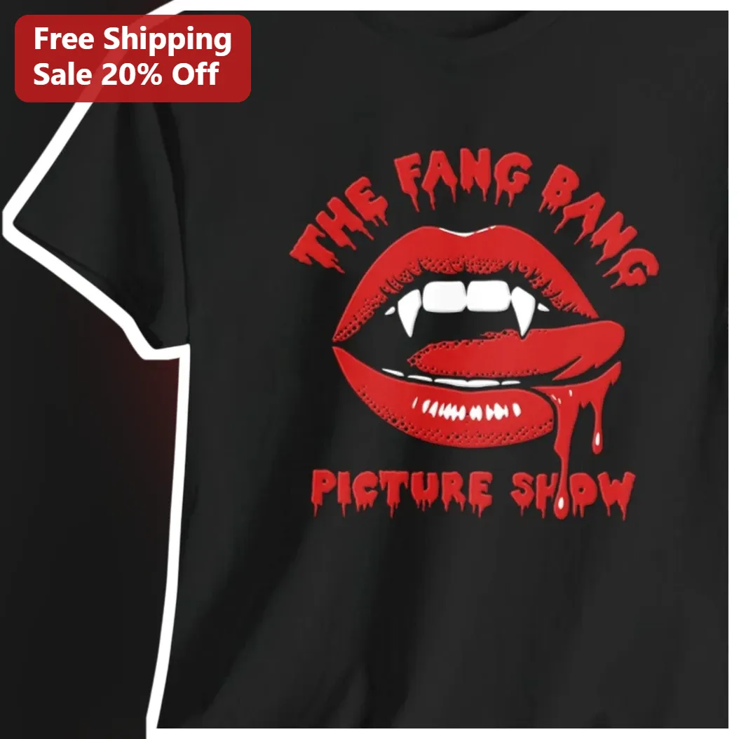 The Fang Bang Picture Show Tee Gothic Vampire Horror Movie Shirt Halloween Gift