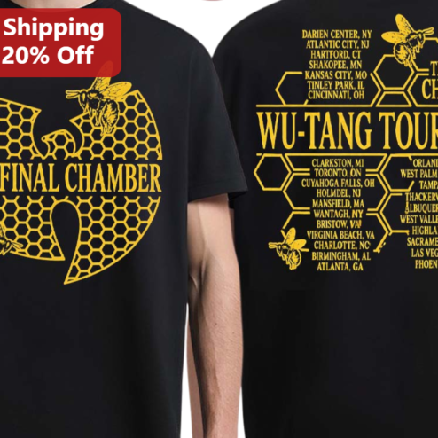 The Final Chamber Wu-Tang Clan Tour 2026 Graphic Tee Hip Hop Concert Merch