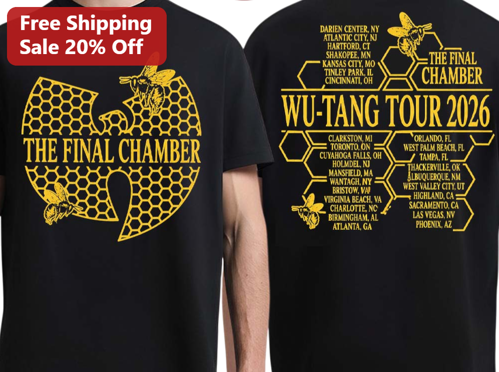 The Final Chamber Wu-Tang Clan Tour 2026 Graphic Tee Hip Hop Concert Merch
