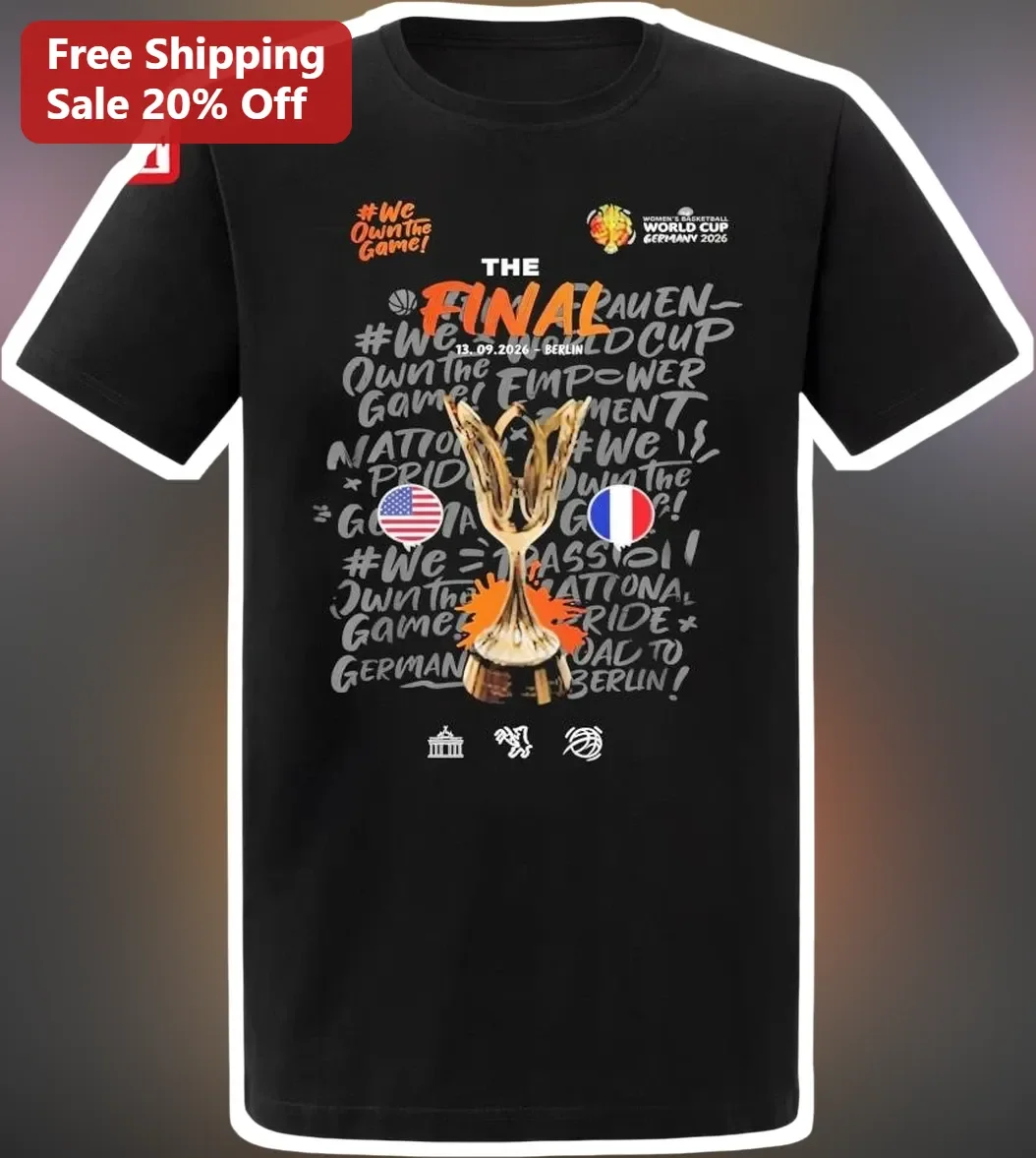 THE FINAL Tee Basketball World Cup Championship Graphic T-Shirt