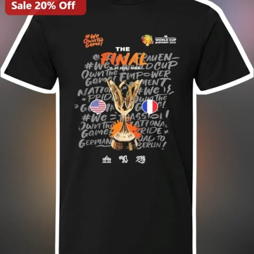 THE FINAL World Cup Soccer Championship Graphic Tee Black Cotton Shirt