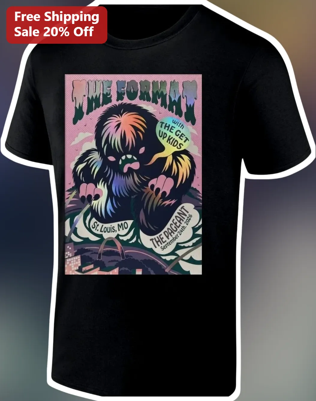 The Format With The Get Up Kids St Louis The Pageant Tour Tee