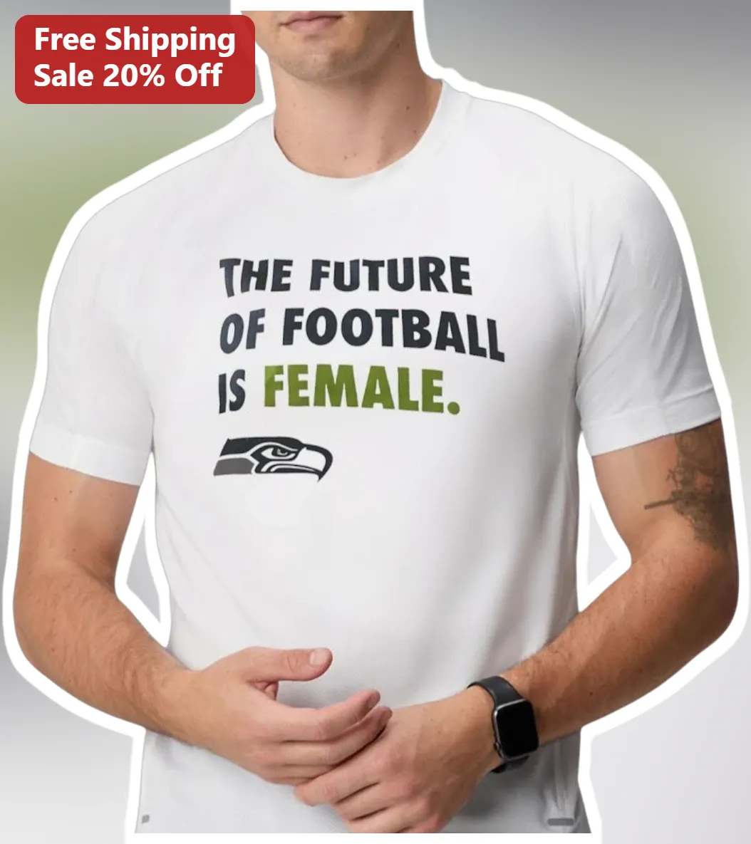 The Future of Football is Female Tee Women in Sports Girl Power Graphic Shirt Gift