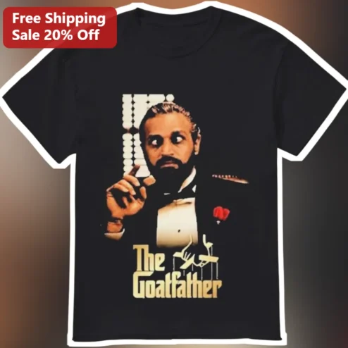 The Goatfather Tee Odell Beckham Jr Godfather Parody Graphic T-Shirt for NFL Fans