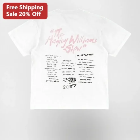 The Hayley Williams Show Tee Paramore Fan Vintage Bootleg Graphic Shirt