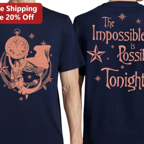 The Impossible is Possible Tonight Tee Vintage Celestial New Years Eve Party Shirt